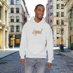 Legend Script Hoodie-Cozy Pullover with Gold Text - 314 Originals