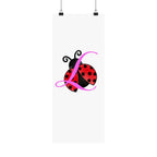 Ladybug Initial “L” Matte Poster — Cute Nursery Wall Art for Girls Printify Poster  314 Originals
