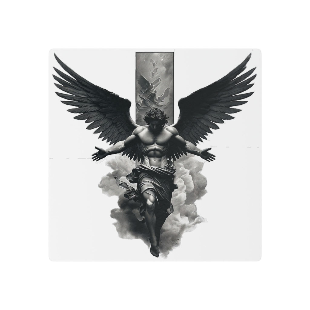 Angel Wing Temporary Tattoo — Black & Grey Fallen Angel Design - 314 Originals