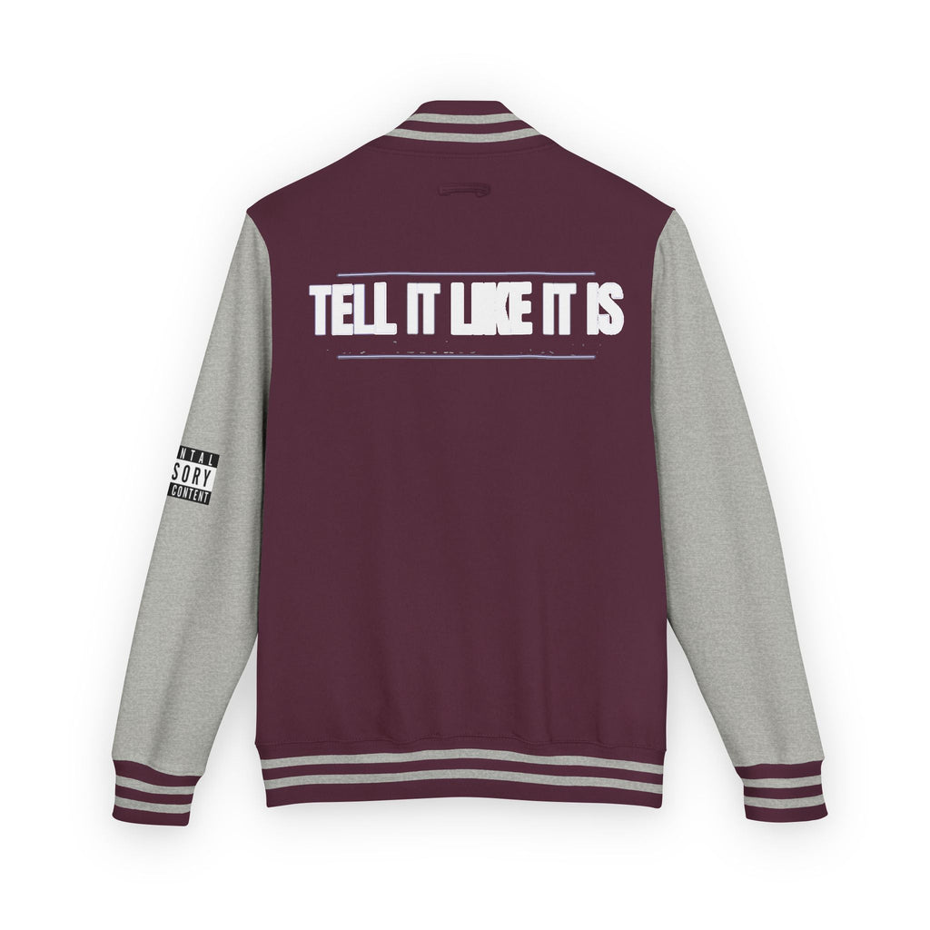 Tell It Like It Is Letterman Jacket Printify Outerwear  314 Originals