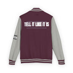 Tell It Like It Is Letterman Jacket Printify Outerwear  314 Originals