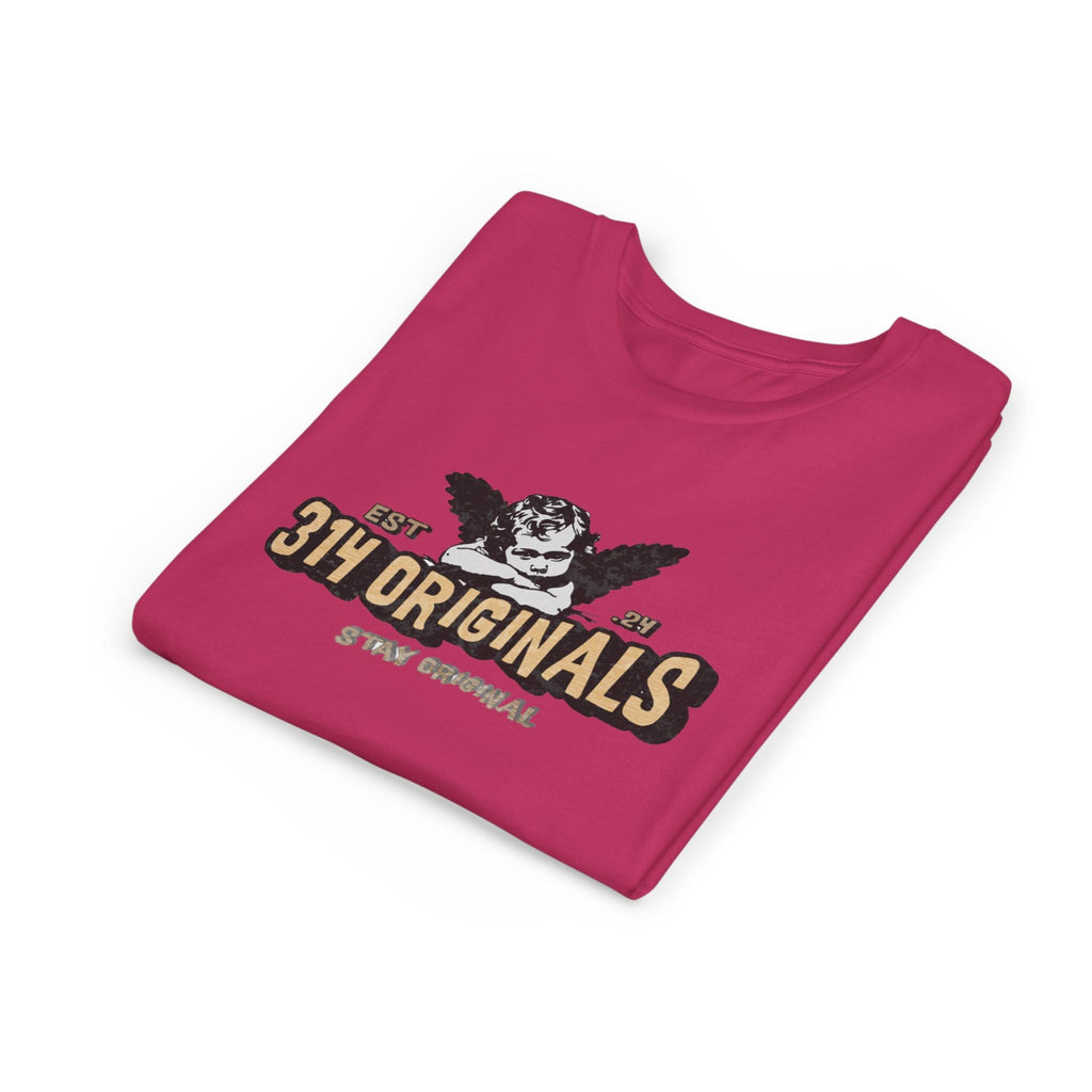 314 Originals Youth Tee - Vintage Cherub Graphic Kids T-Shirt Printify Kids clothes  314 Originals