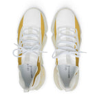 314 Gold Mesh Running Sneakers