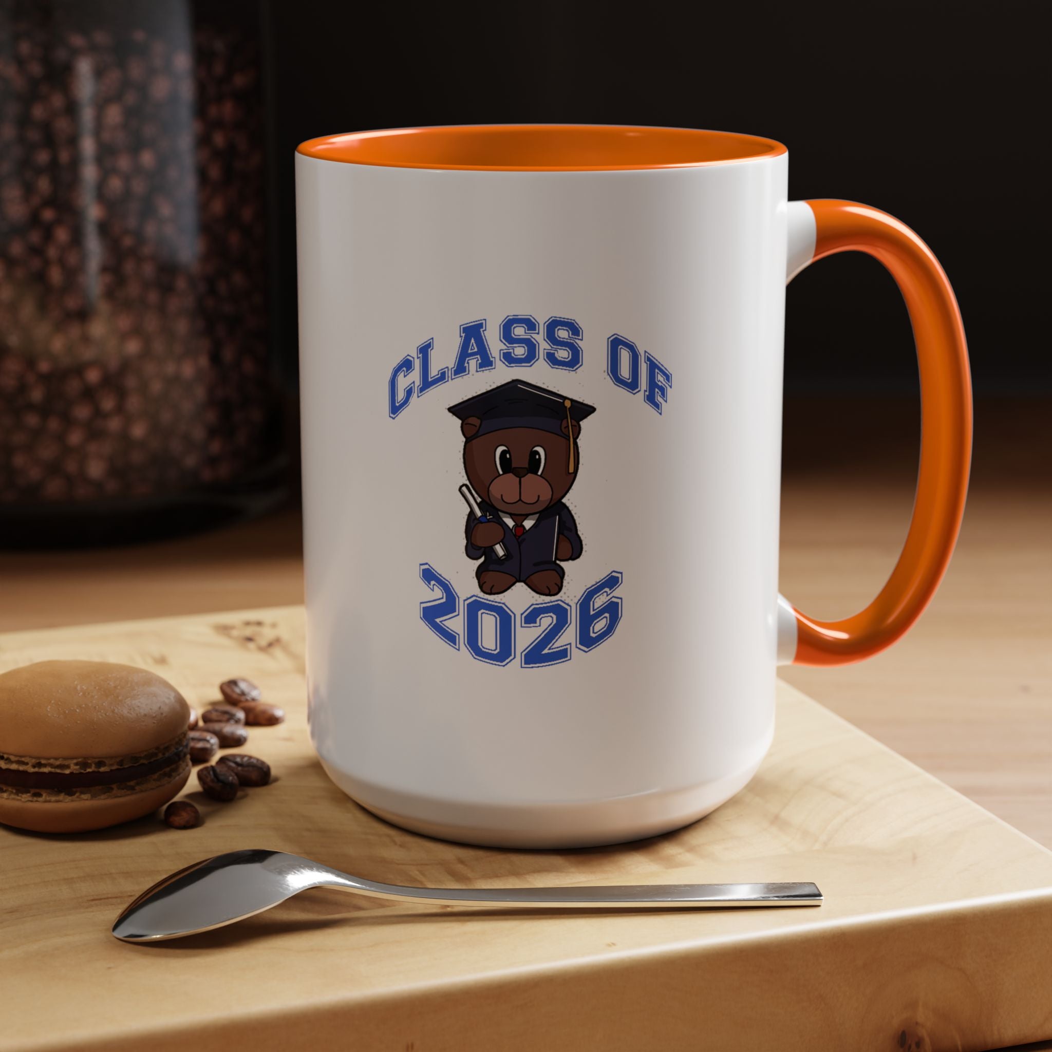 Graduation 2026 Accent Coffee Mug — Class of 2026 Grad Gift