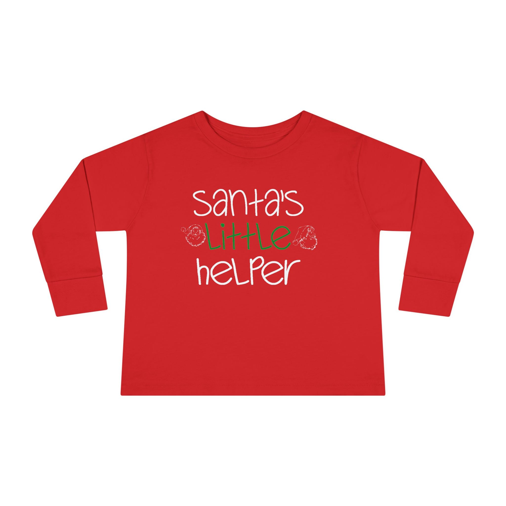 Santa's Little Helper Toddler Long Sleeve Tee - 314 Originals