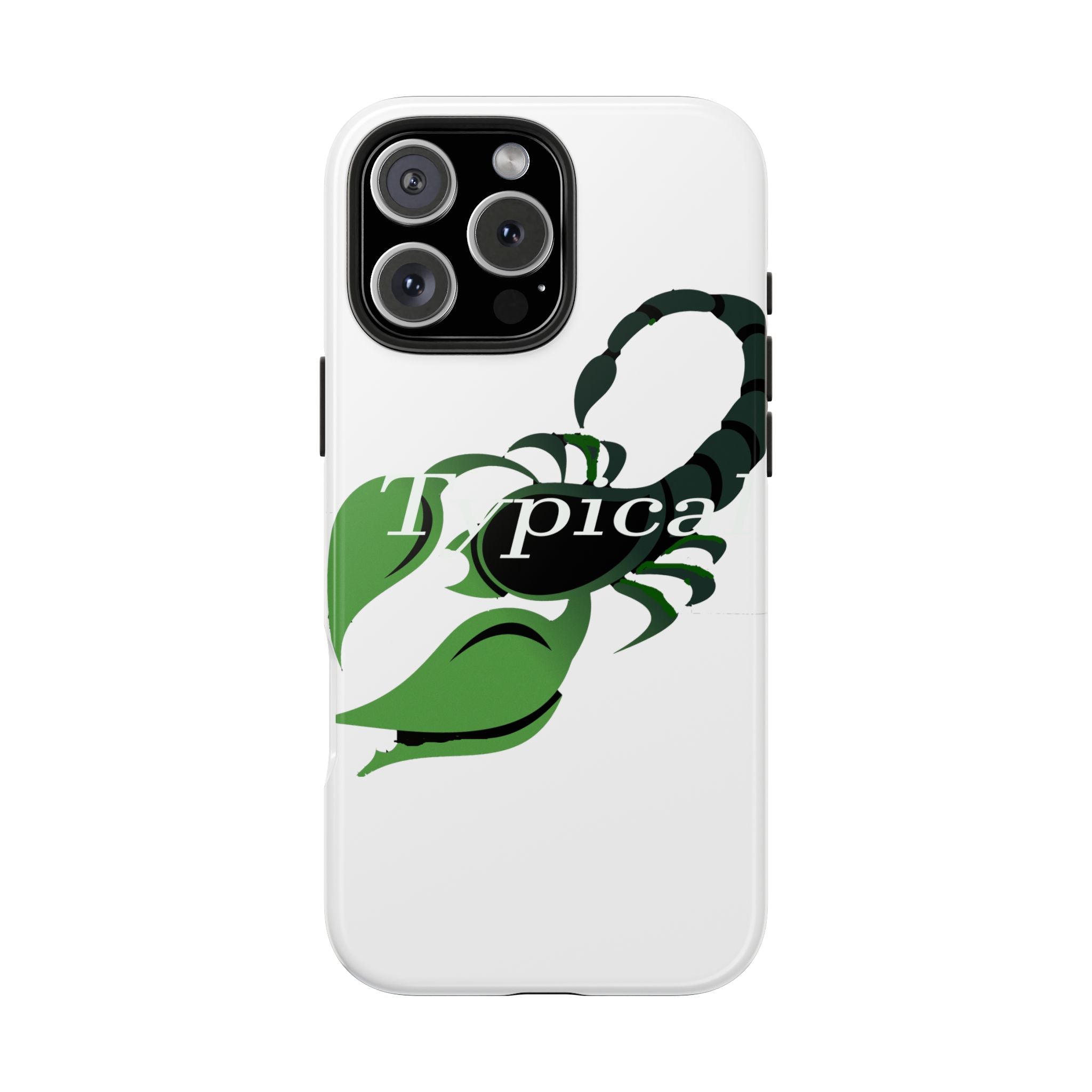 Scorpio Zodiac Tough Phone Case — Green Scorpion "Typical" Design Printify Phone Case  314 Originals