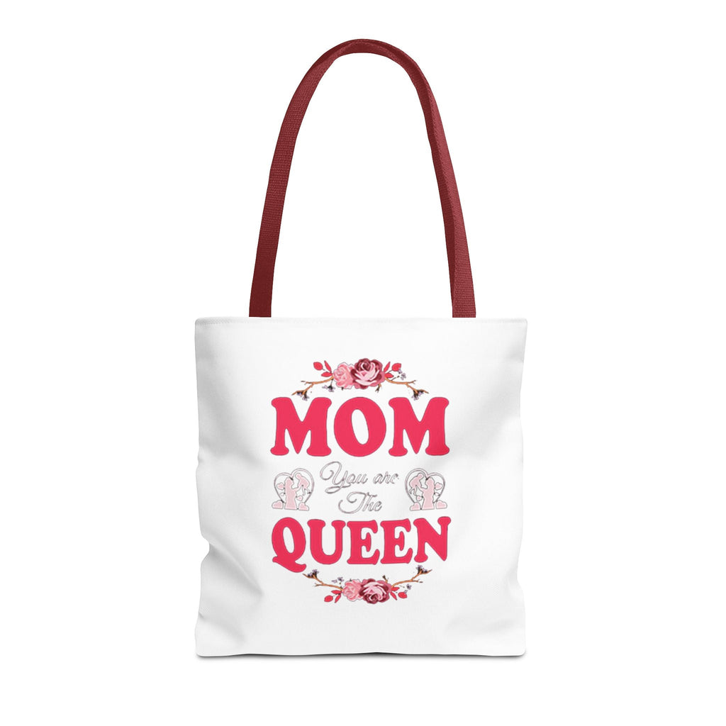"Mom You're the Queen" Floral Mother's Day Tote Bag Printify Bags  314 Originals