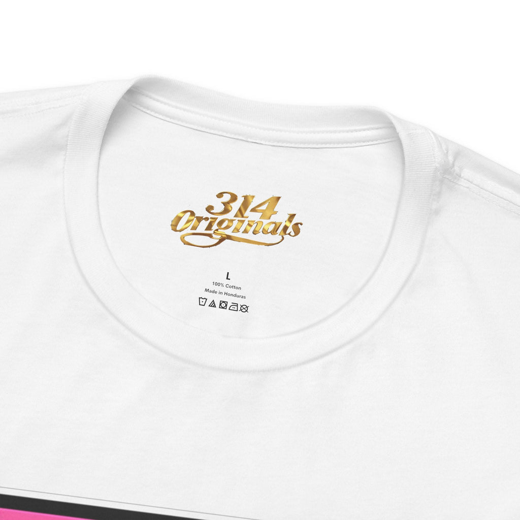 Super Sassy Tee — Pink & Yellow S Badge Graphic T-Shirt Printify T-Shirt  314 Originals