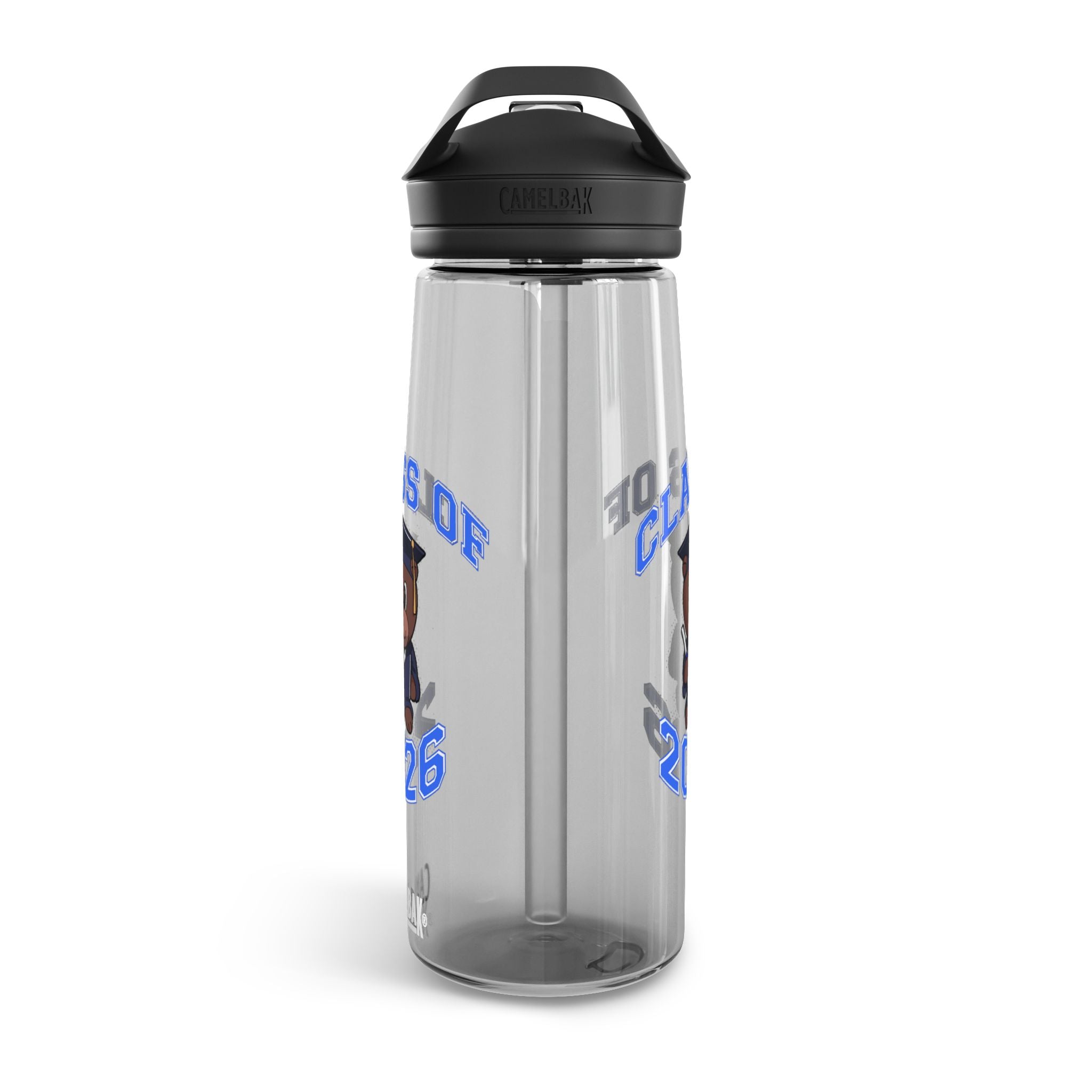 Class of 2026 Graduation Bear Design Water Bottle