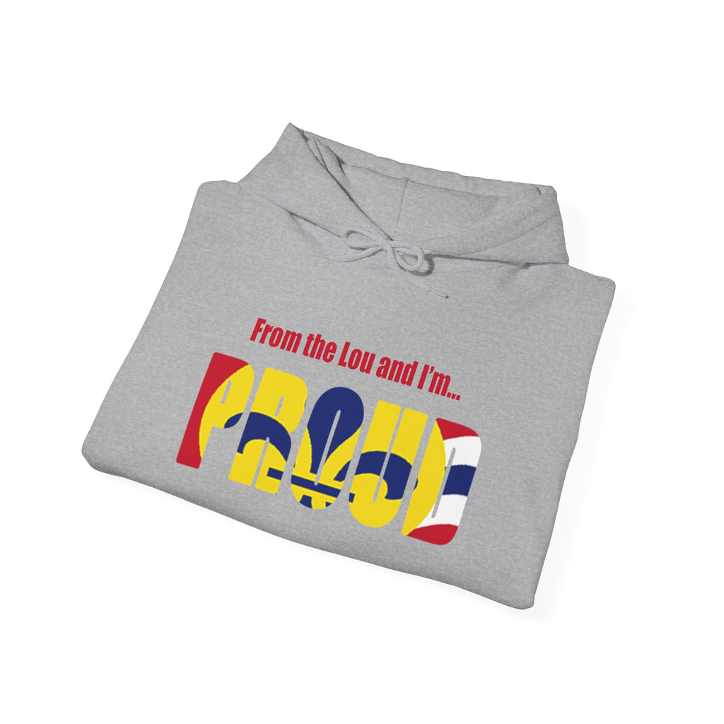 Proud Missouri Fleur-de-lis Hoodie — From the Lou St. Louis Pride Sweatshirt - 314 Originals