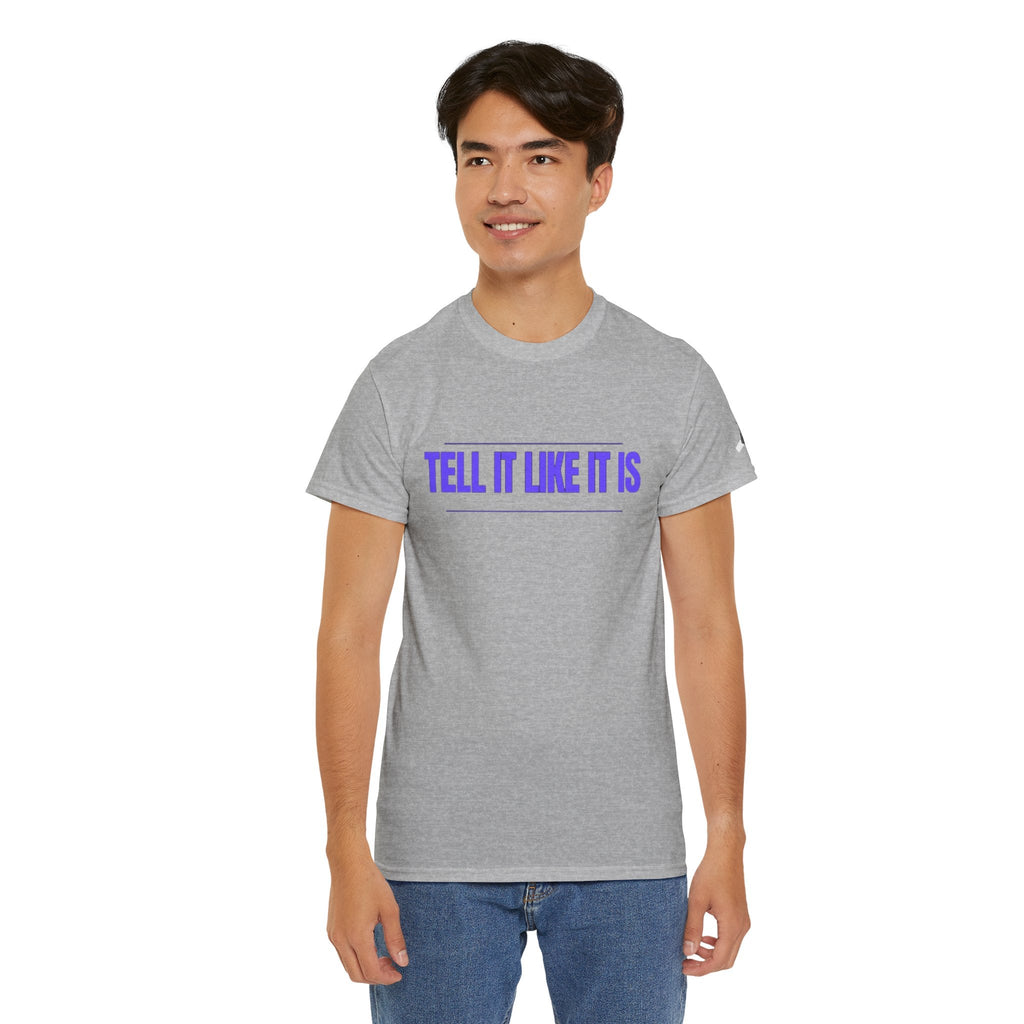 Tell It Like It Is Podcast — Bold Statement Graphic T‑Shirt ("No Scripts… No Filters… No Bullsh*t") Printify T-Shirt  314 Originals