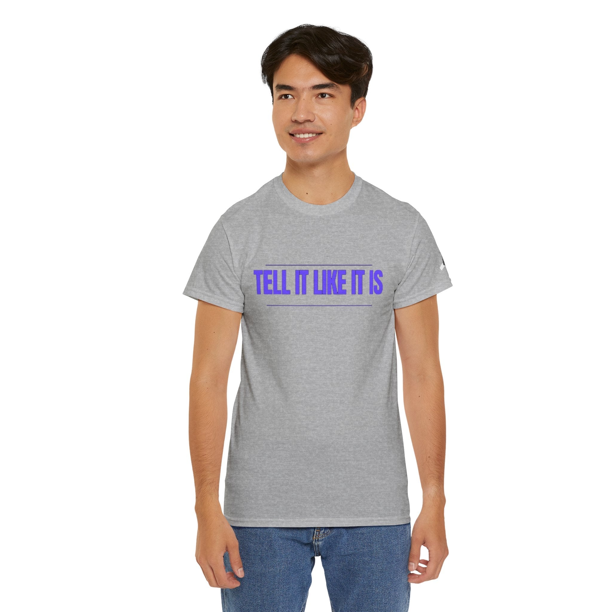 Tell It Like It Is Podcast — Bold Statement Graphic T‑Shirt ("No Scripts… No Filters… No Bullsh*t") Printify T-Shirt  314 Originals