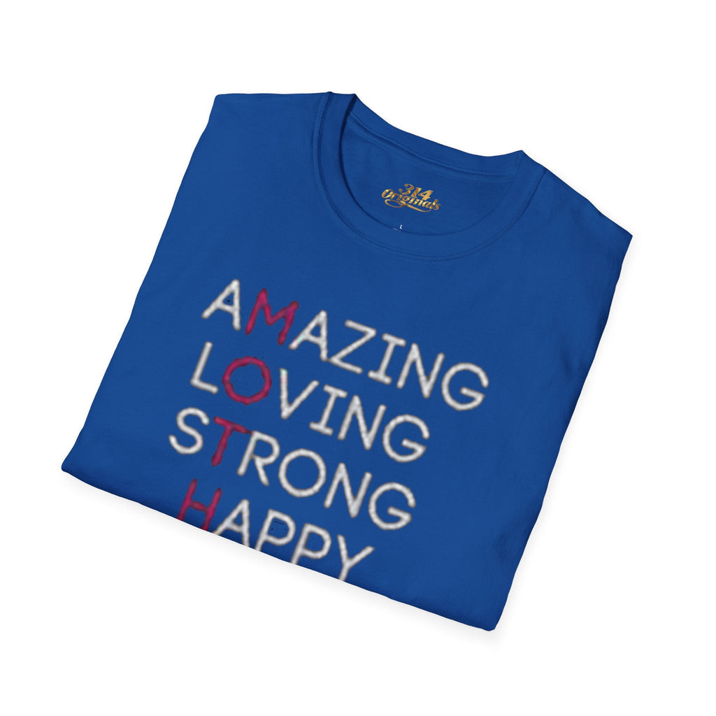 Mother Acrostic T-Shirt – Amazing Loving Strong Happy Selfless Graceful (Mother) Printify T-Shirt  314 Originals