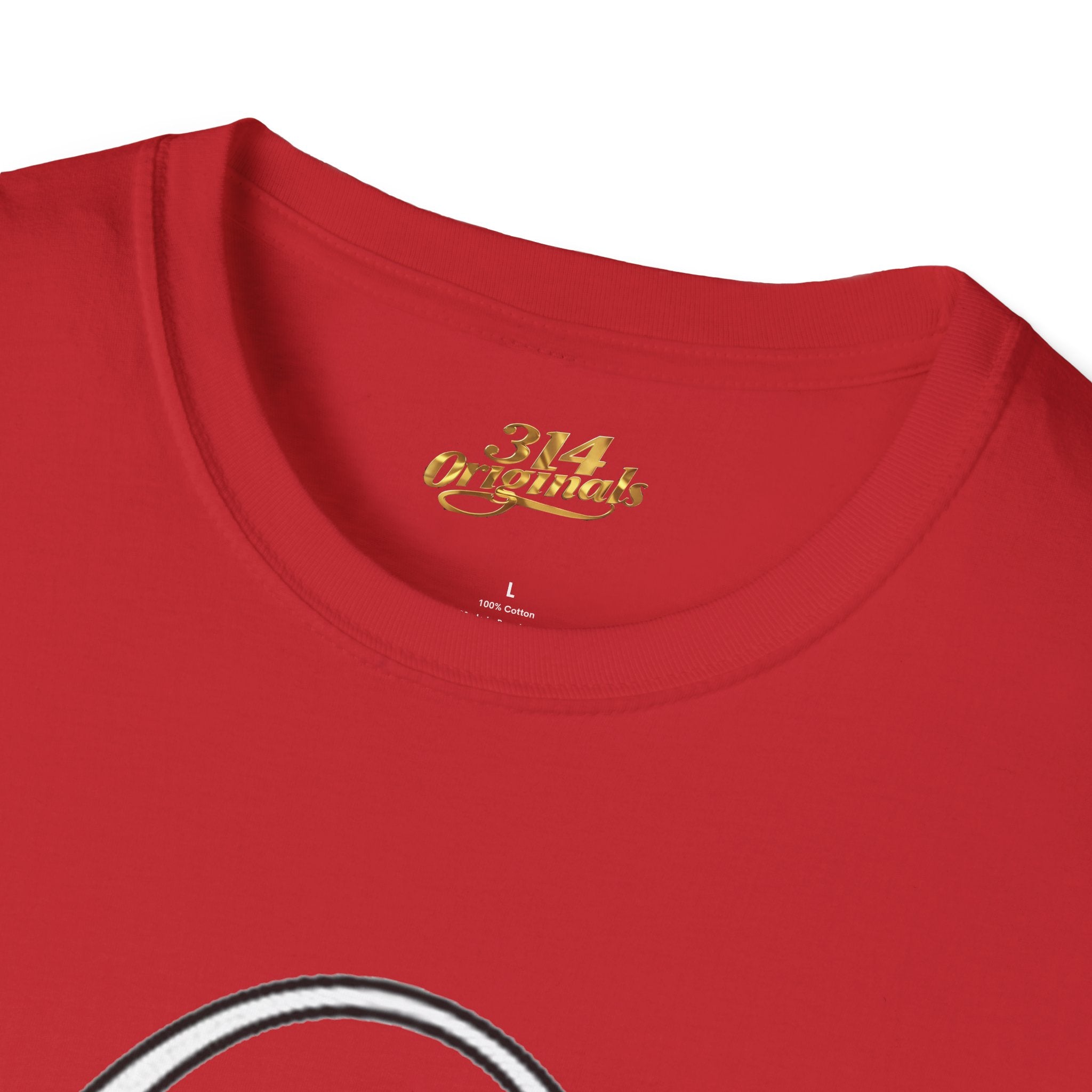 St. Louis Arch Skyline Tee — Born Hustler Front, 314 Originals Back - 314 Originals