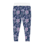 Snowflake Plus Size Leggings — Subtle Side Script Graphic, Comfortable Everyday Activewear - 314 Originals