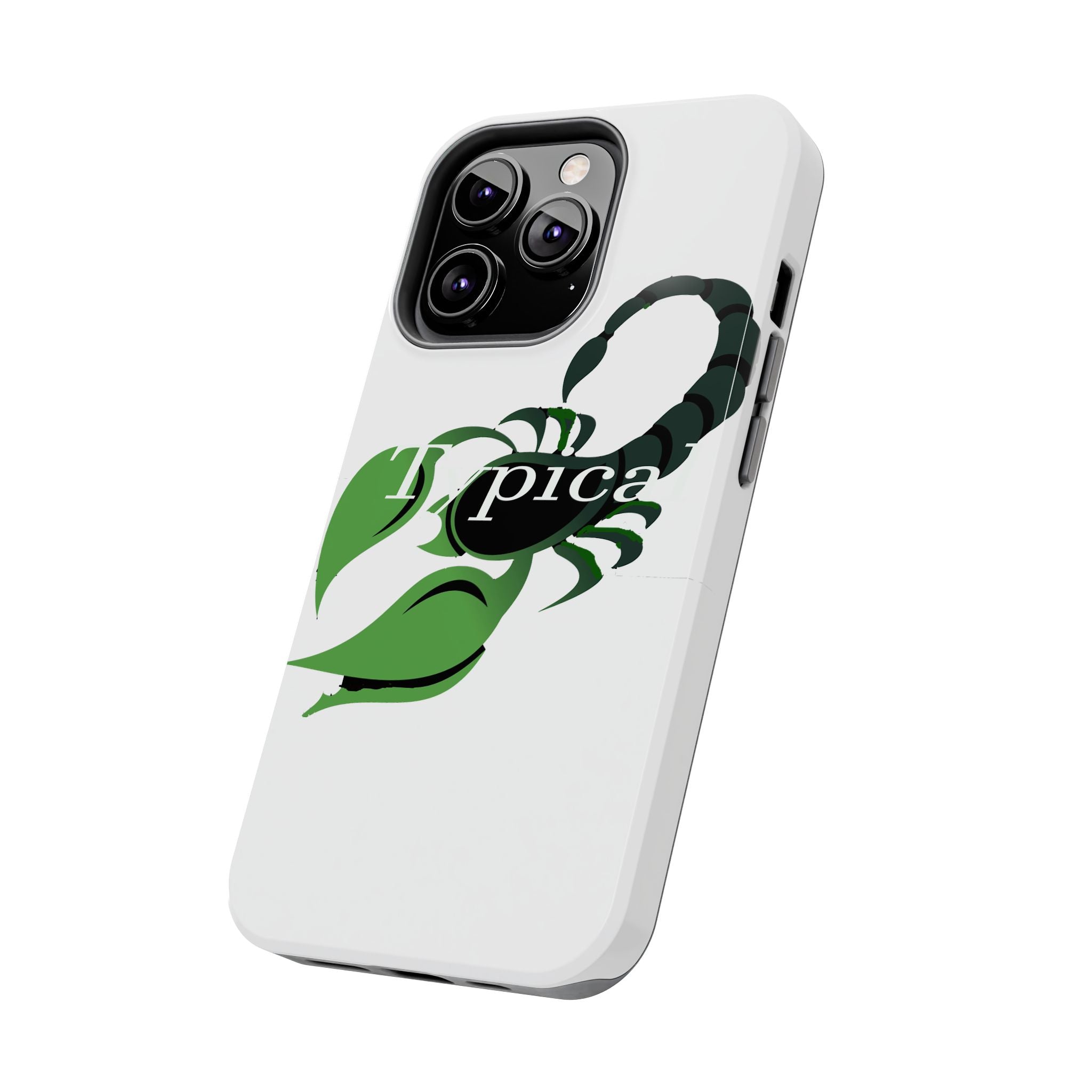 Scorpio Zodiac Tough Phone Case — Green Scorpion "Typical" Design Printify Phone Case  314 Originals