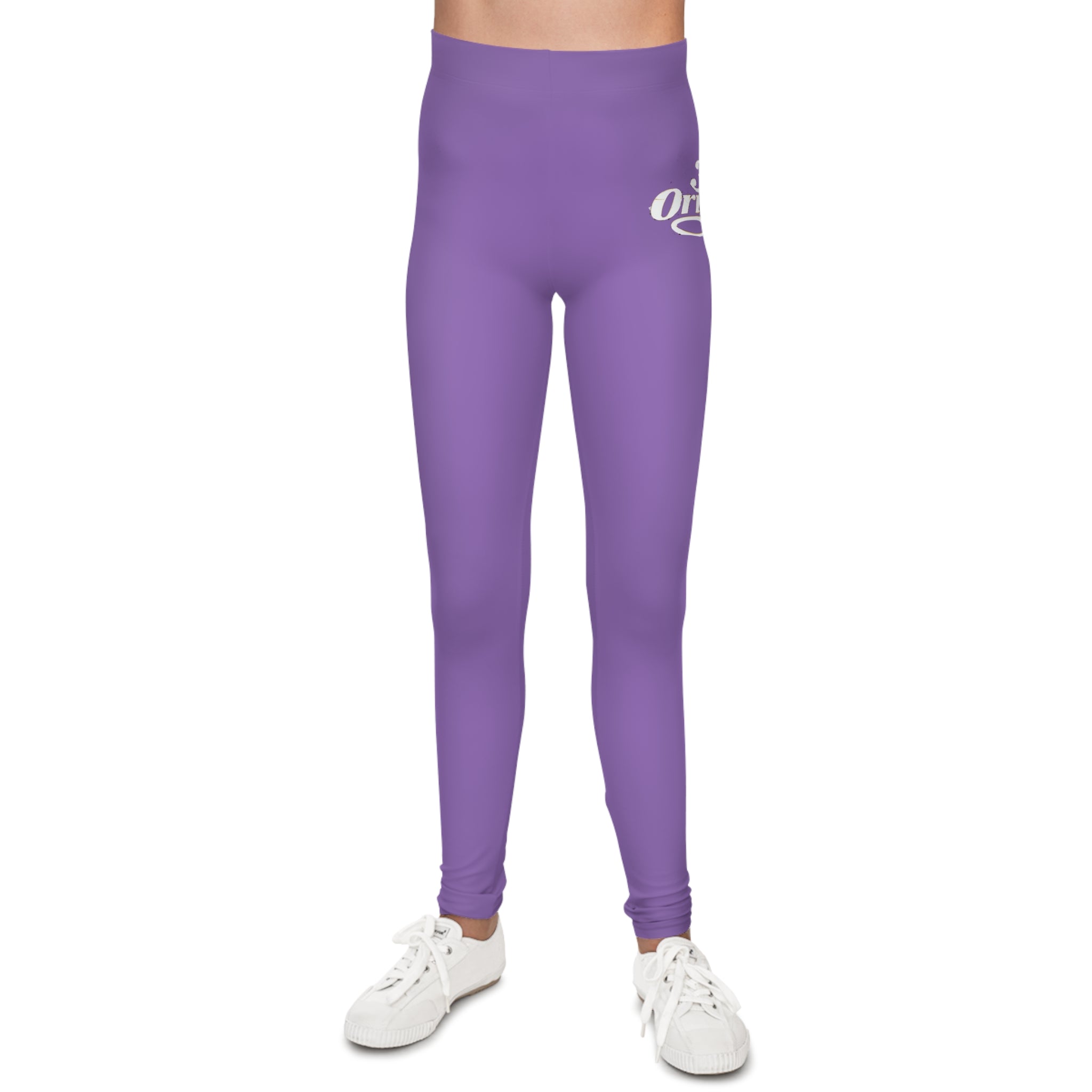 Purple 314 Script Kids' Printed Leggings - 314 Originals