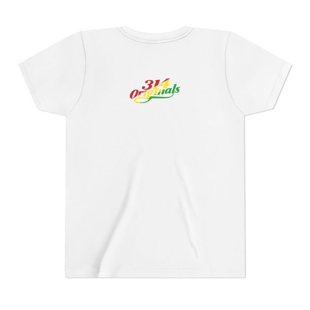 Girl's "Favorite Kid" Retro Yellow & Green Graphic T-Shirt