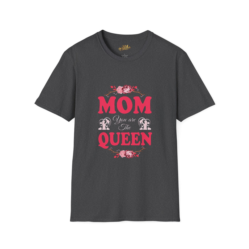 Mom You Are The Queen T‑Shirt — Floral Mother's Day Gift Printify T-Shirt  314 Originals