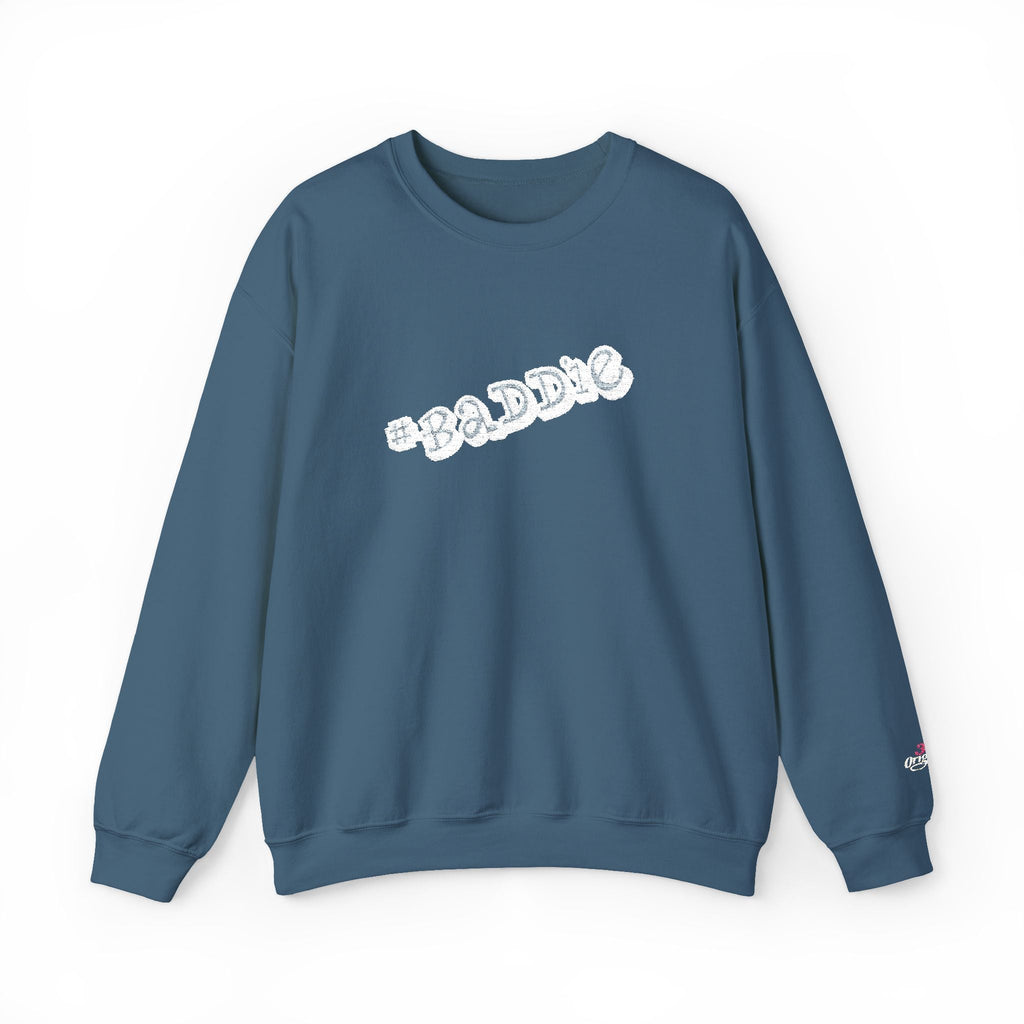 Cloud Script Crewneck Sweatshirt — White Script Logo Cozy Pullover Printify Sweatshirt  314 Originals