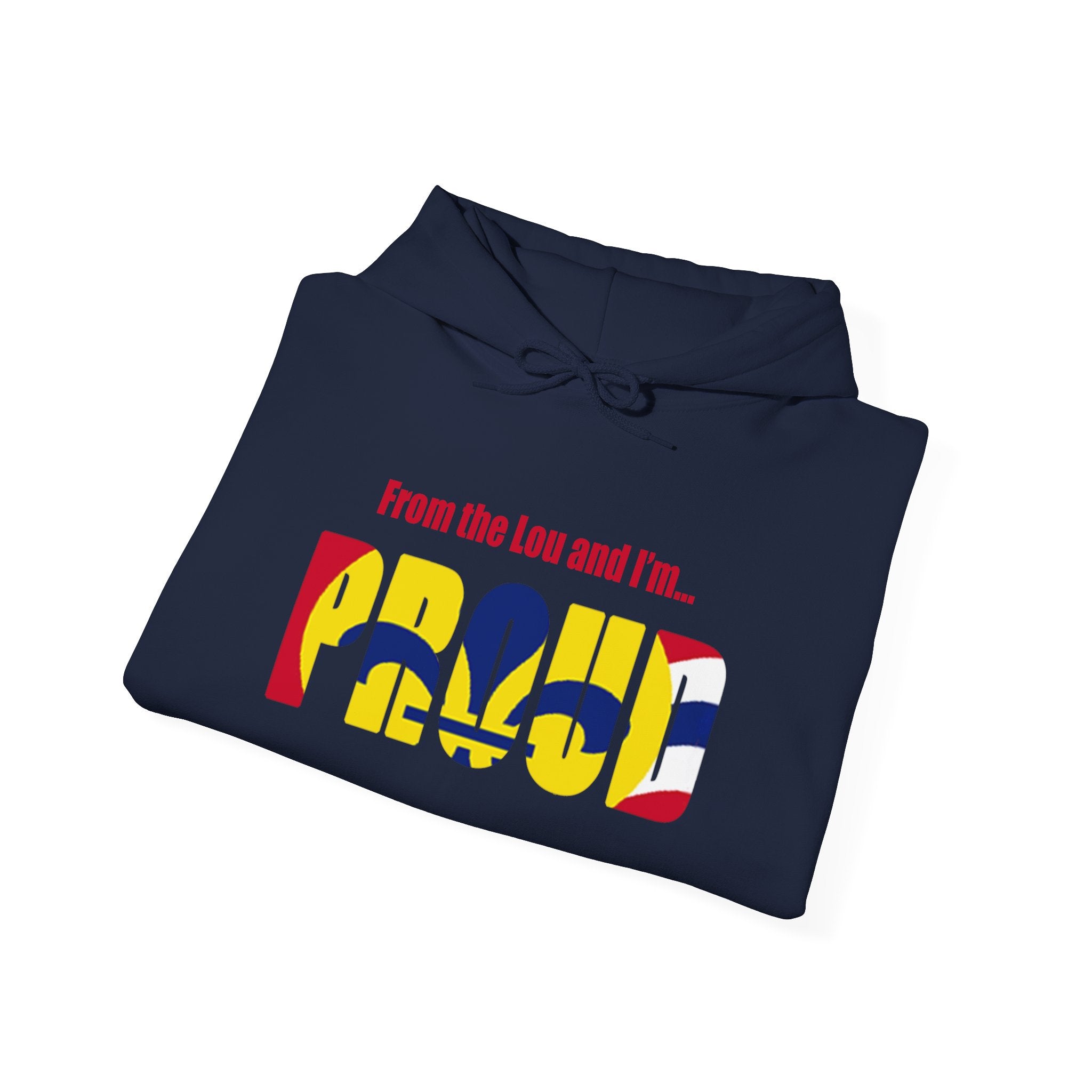 Proud Missouri Fleur-de-lis Hoodie — From the Lou St. Louis Pride Sweatshirt - 314 Originals