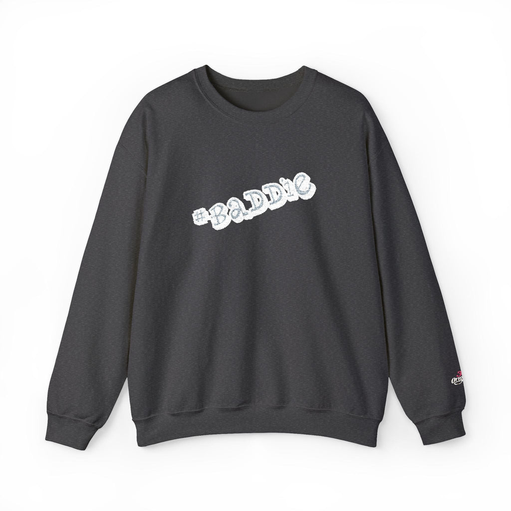 Cloud Script Crewneck Sweatshirt — White Script Logo Cozy Pullover Printify Sweatshirt  314 Originals