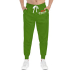 Green 314 Originals Athletic Joggers – Retro Script Logo Sweatpants