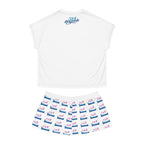 Sleep Over Everything Women's Short Pajama Set — 'Sleep Over' ZZZ Bed Graphic Shorts - 314 Originals