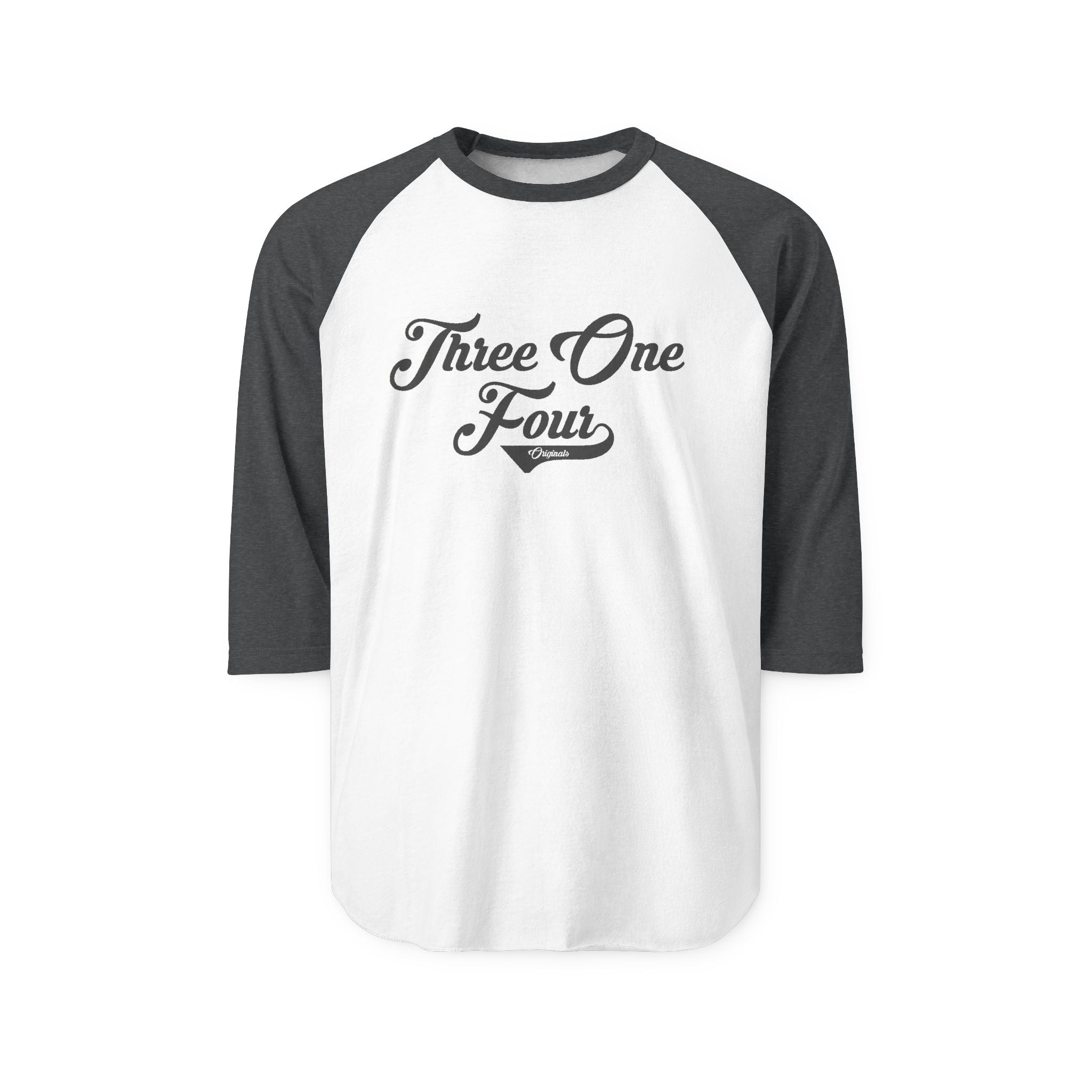 'Three One Four' Retro Script Baseball Tee - 314 Originals