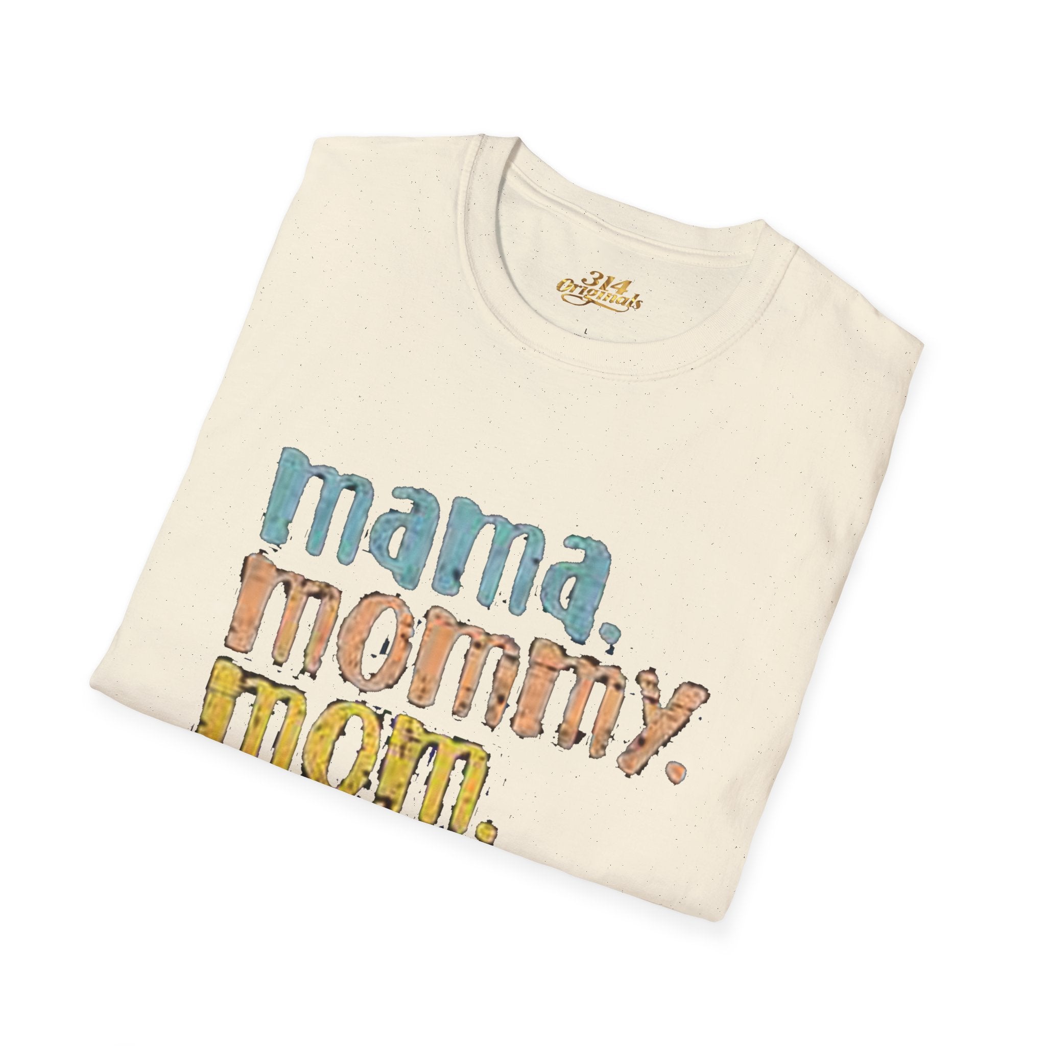 Mama Mommy Mom Bruh T-Shirt – Funny Retro Mom Graphic Tee Printify T-Shirt  314 Originals
