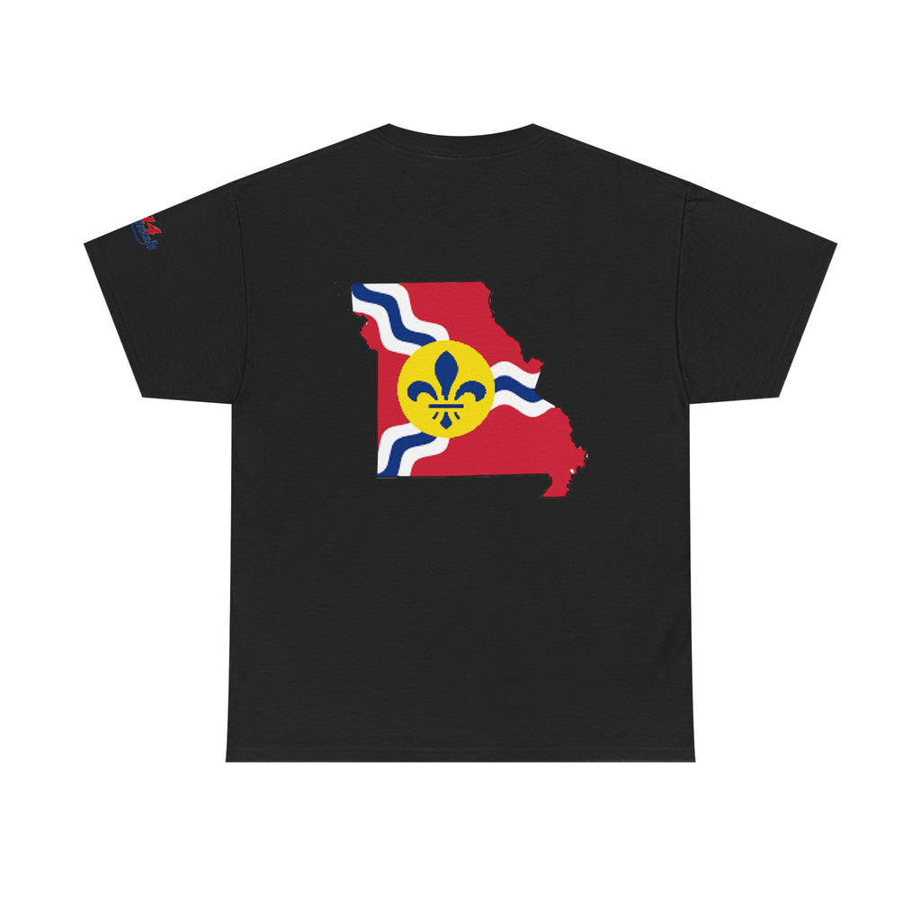 Proud Missouri Flag T-Shirt — "From the Lou and I’m... PROUD" - 314 Originals