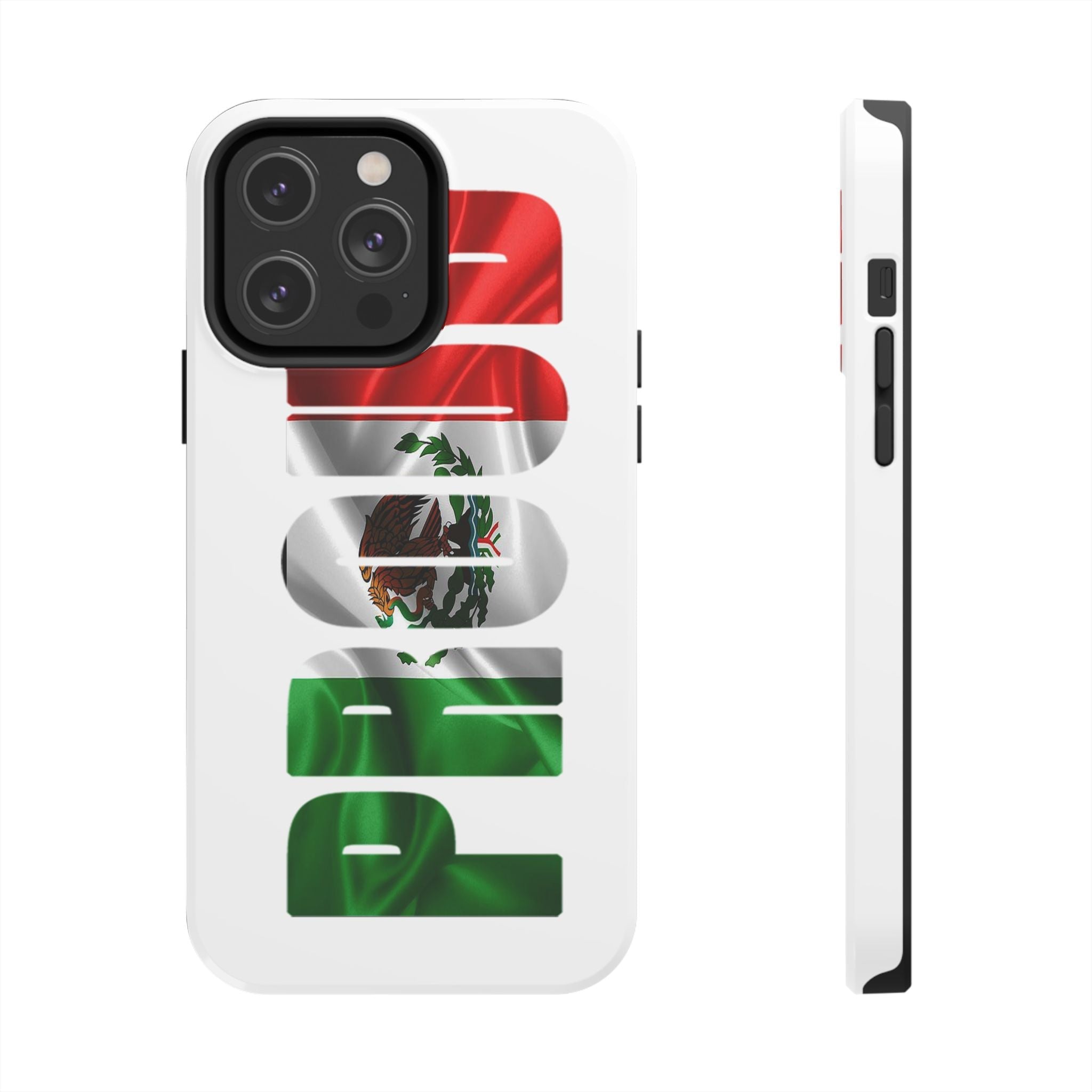 Mexico Pride Tough Phone Case — Mexican Flag Vertical 'PRIDE' Design Printify Phone Case  314 Originals