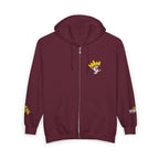 King's Gear Zip Hoodie — Full‑Zip with Gold Crown Emblem - 314 Originals