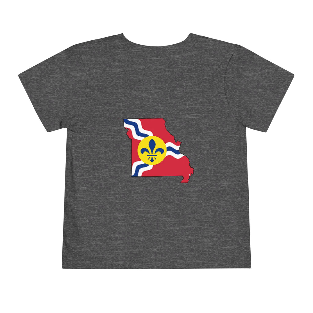 Toddler Tee — "From the Lou and I’m... Proud" St. Louis Flag Kids Shirt - 314 Originals