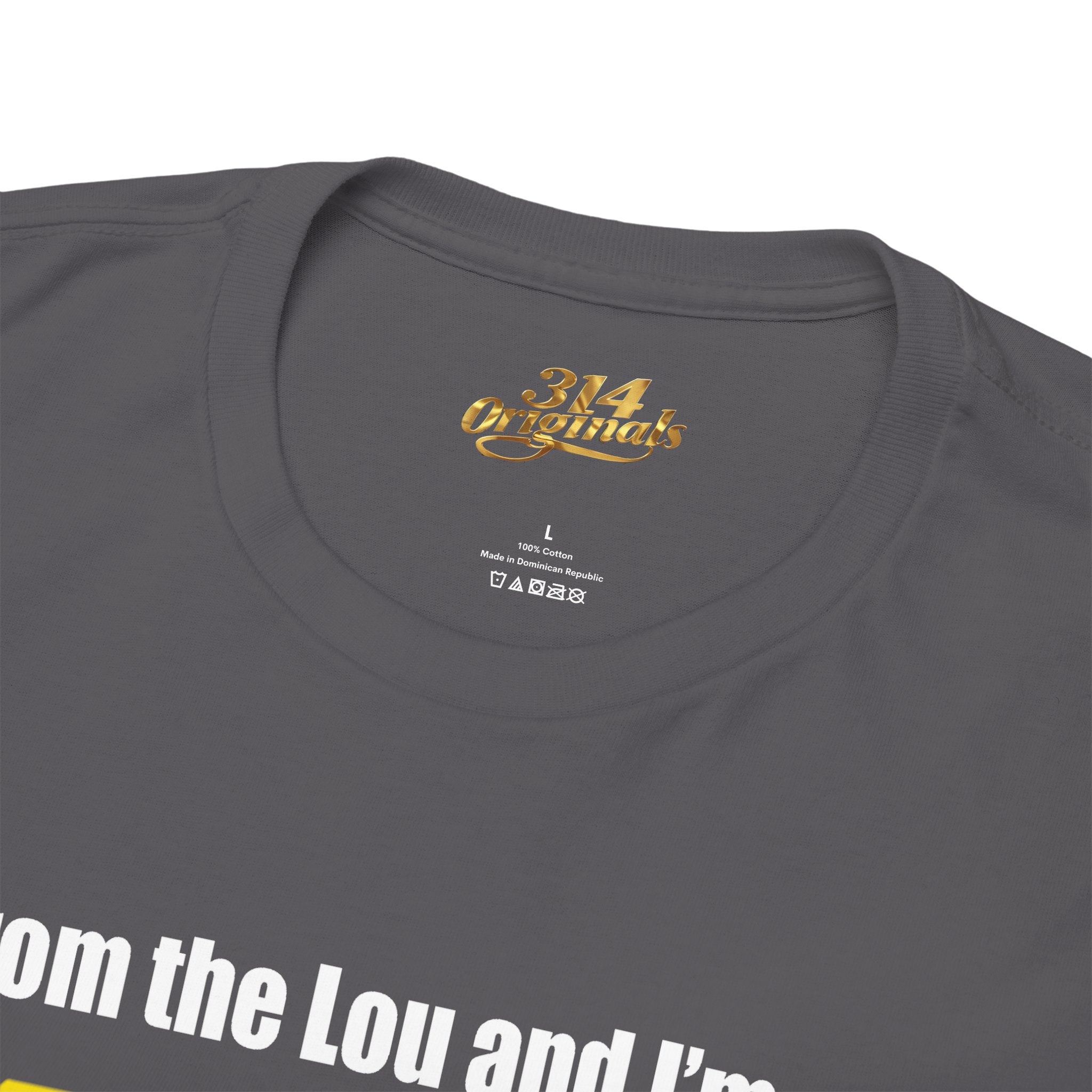 Proud Missouri Flag T-Shirt — "From the Lou and I’m... PROUD" - 314 Originals