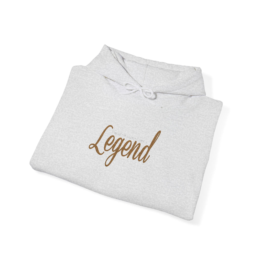 Legend Script Hoodie-Cozy Pullover with Gold Text - 314 Originals