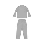 Women's Light Grey Satin Pajama Set — Luxurious Sleepwear Printify All Over Prints  314 Originals