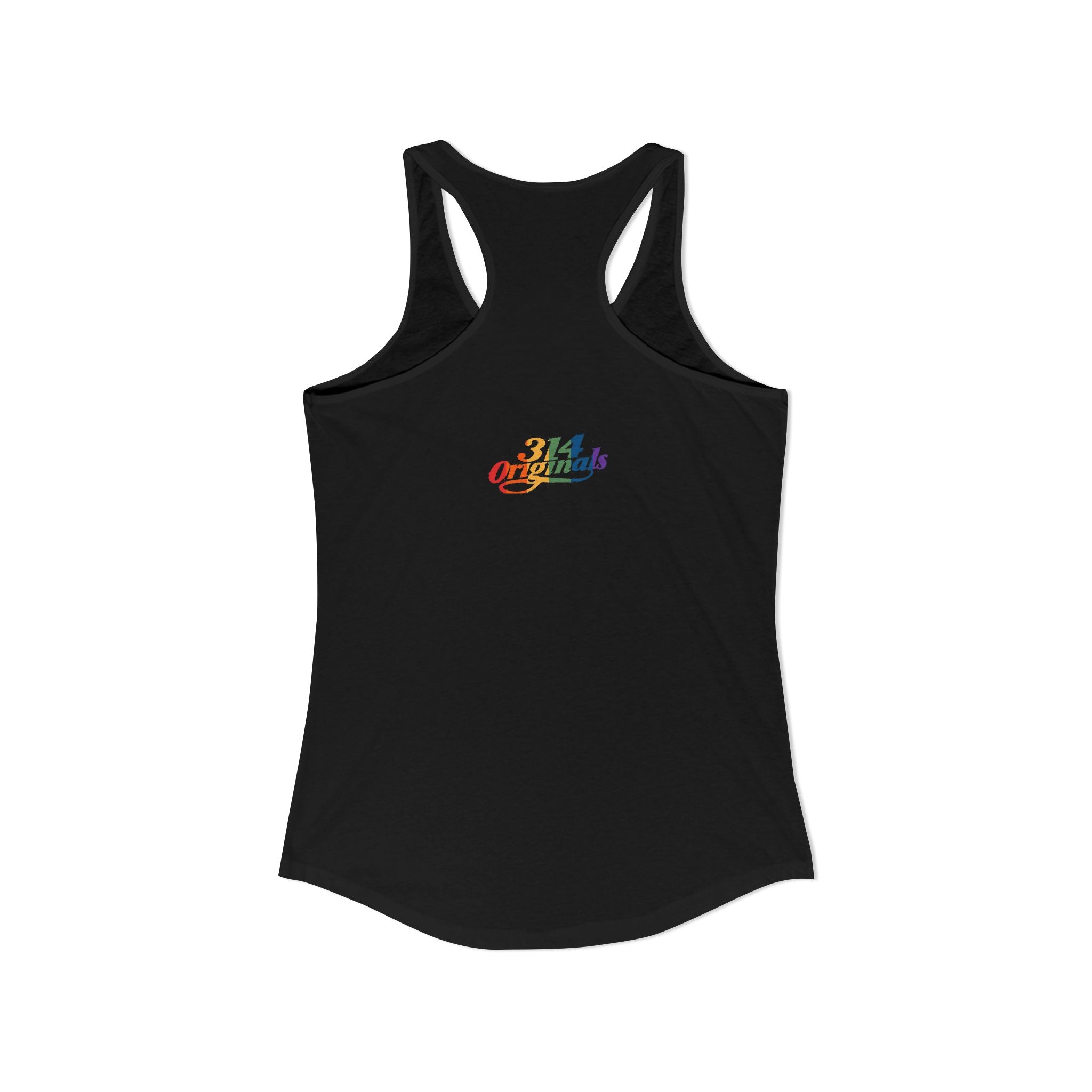 'PROUD' Women's Ideal Racerback Tank Printify Tank Top  314 Originals