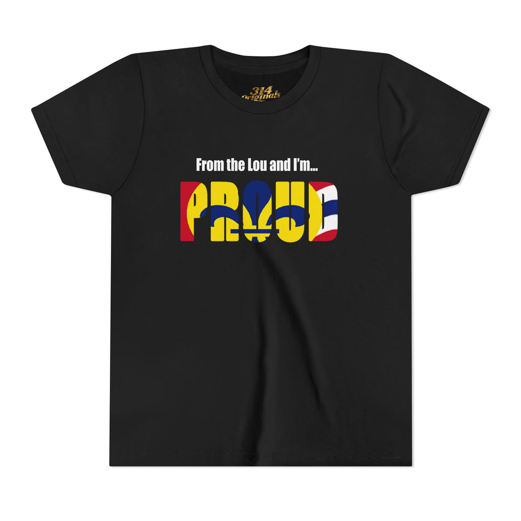 "From the Lou and I'm... Proud" St. Louis Flag Kids Shirt