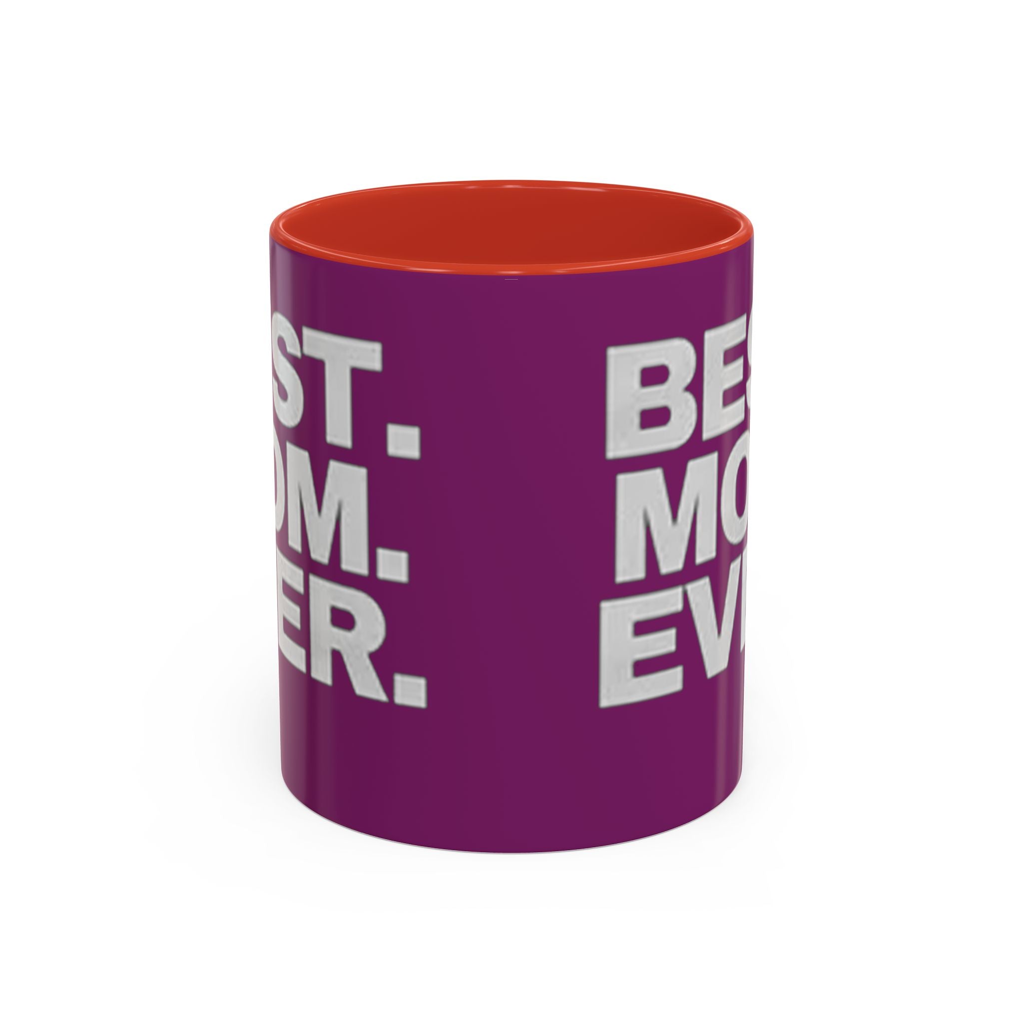 Best. Mom. Ever. Purple Accent Coffee Mug Printify Mug  314 Originals