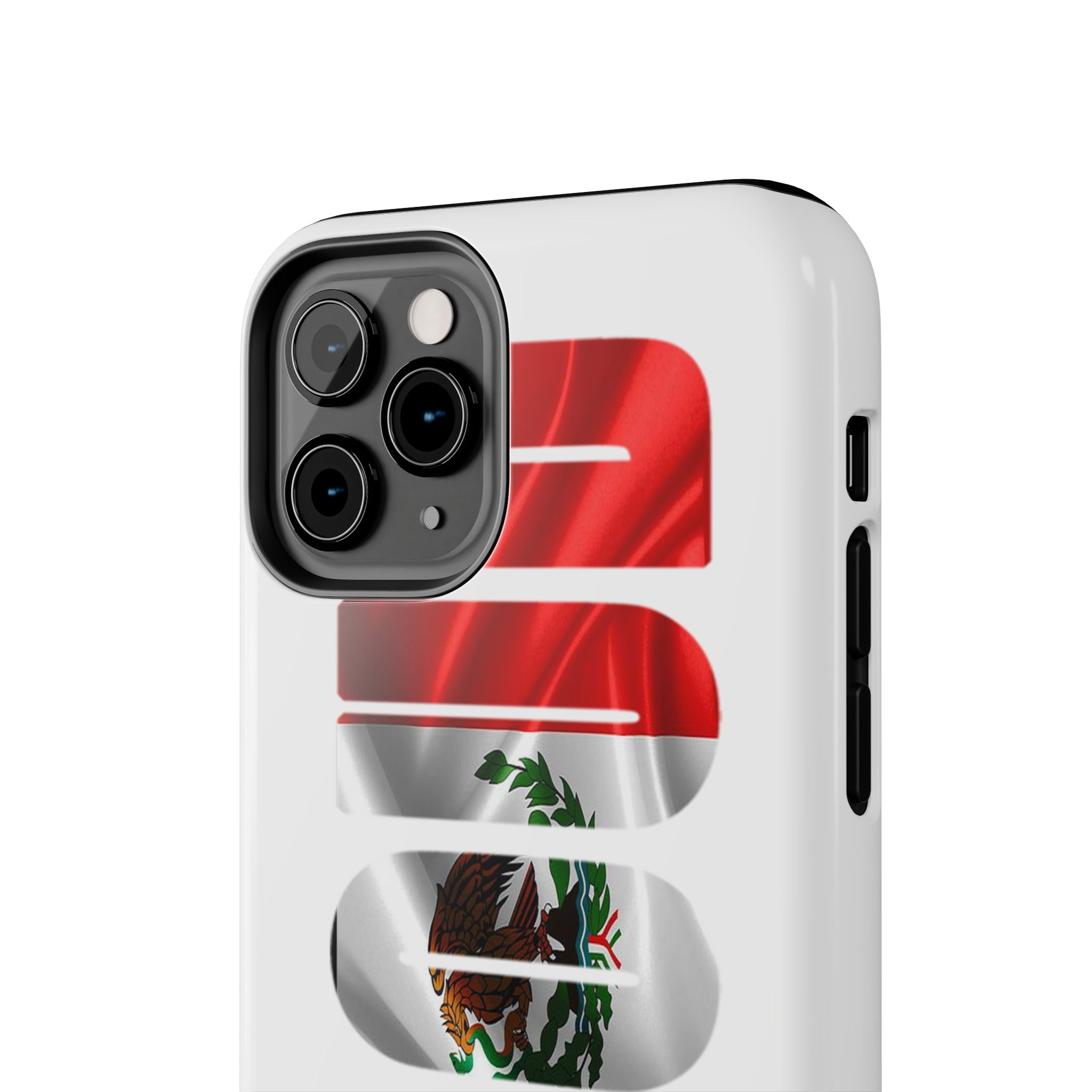 Mexico Pride Tough Phone Case — Mexican Flag Vertical 'PRIDE' Design Printify Phone Case  314 Originals