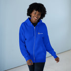 'Queen' Chest Logo Zip Hoodie — Women's Urban Streetwear Printify Hoodie  314 Originals