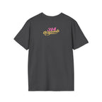 Queen Q Crown T‑Shirt — Pink & Gold Heart Logo Tee