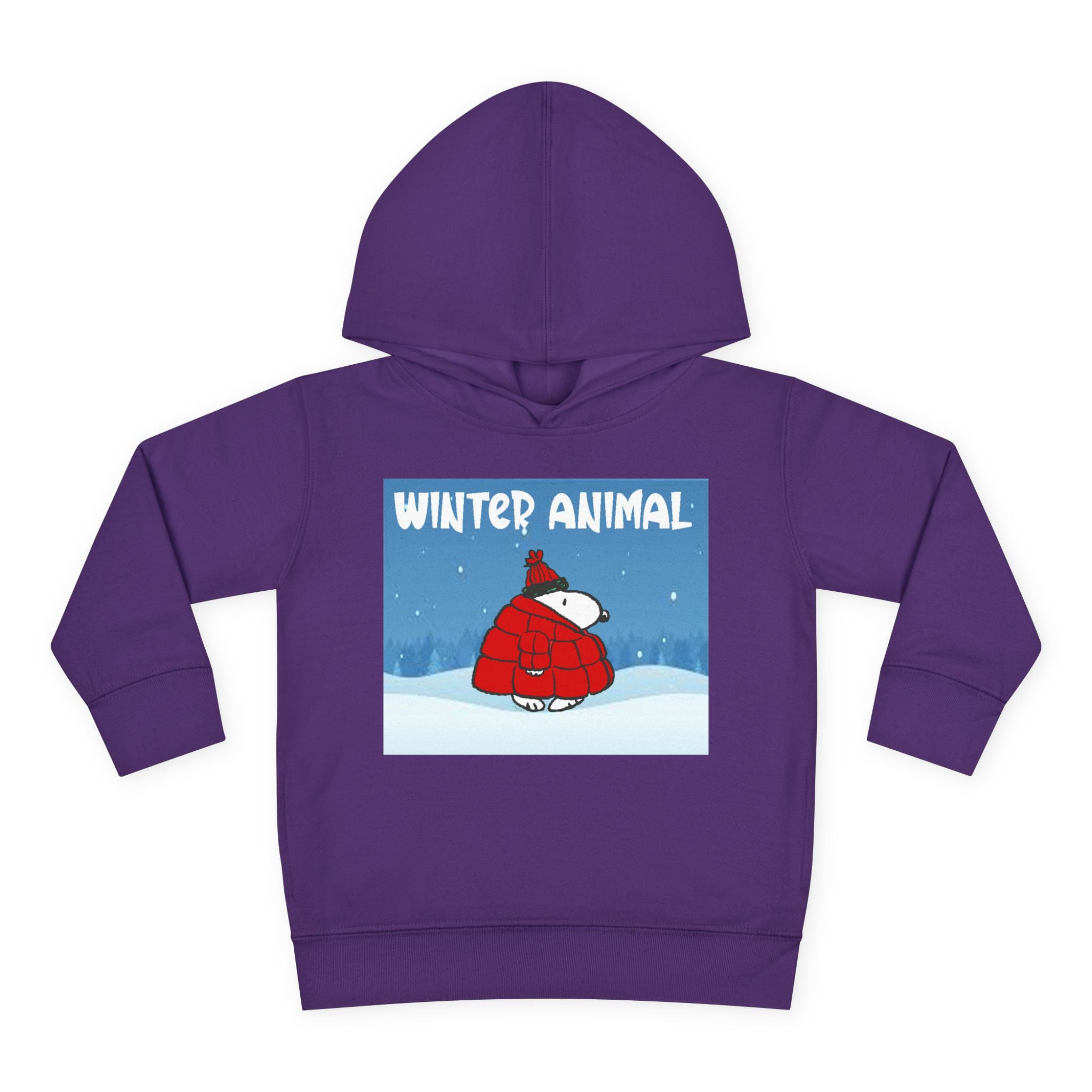 "Winter Animal" Toddler Hoodie Pullover - 314 Originals
