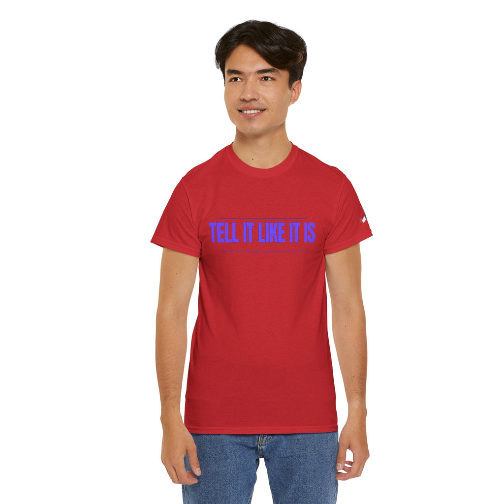 Tell It Like It Is Podcast — Bold Statement Graphic T‑Shirt ("No Scripts… No Filters… No Bullsh*t") Printify T-Shirt  314 Originals