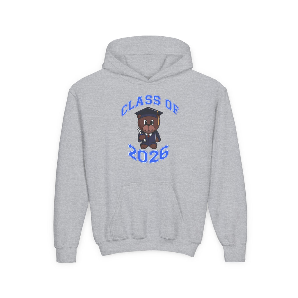 Youth Hoodie - 'Class of 2026' Graduation Bear Hoodie with '314 Originals' Back Print