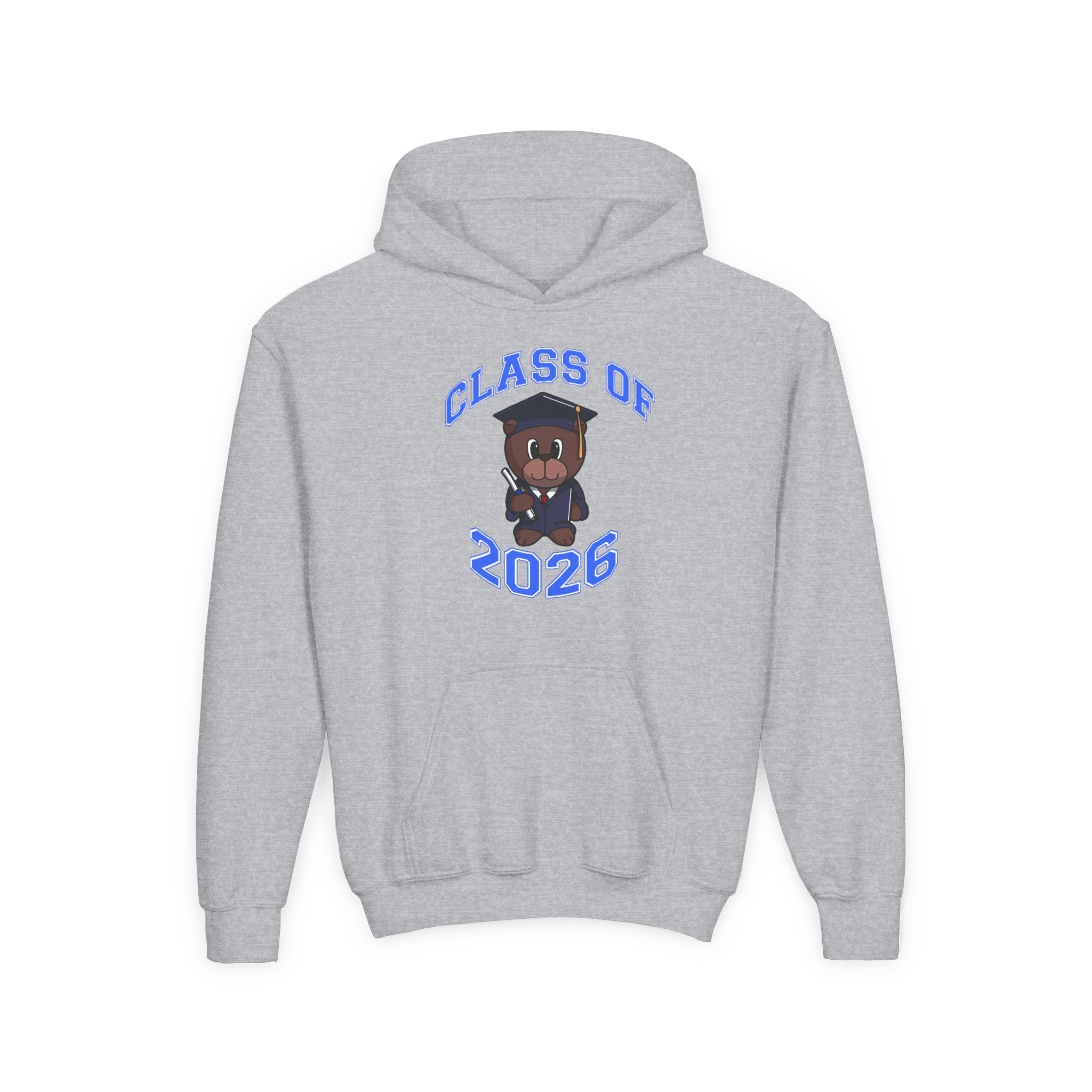 Youth Hoodie - 'Class of 2026' Graduation Bear Hoodie with '314 Originals' Back Print
