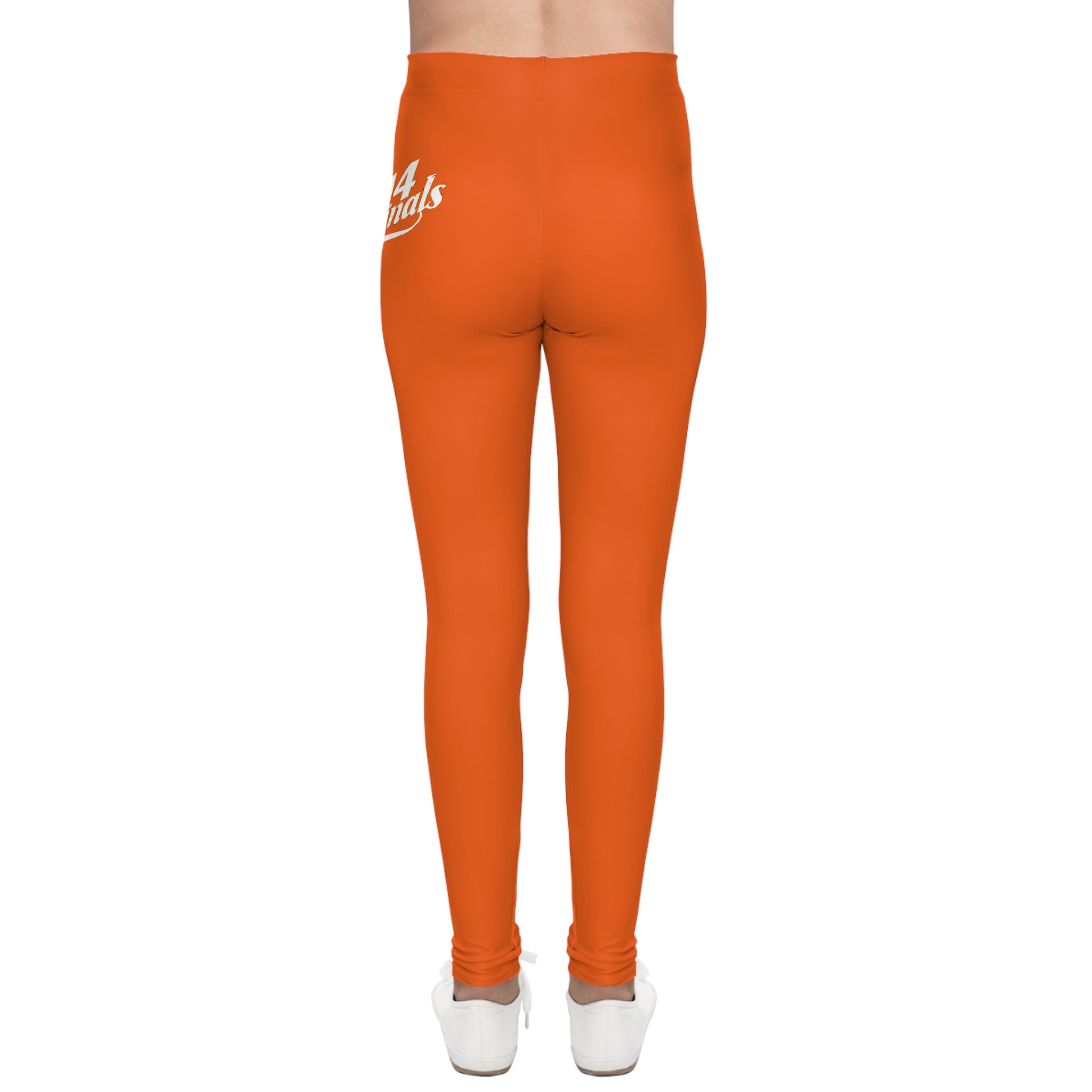 Orange 314 Script Kids' Printed Leggings - 314 Originals