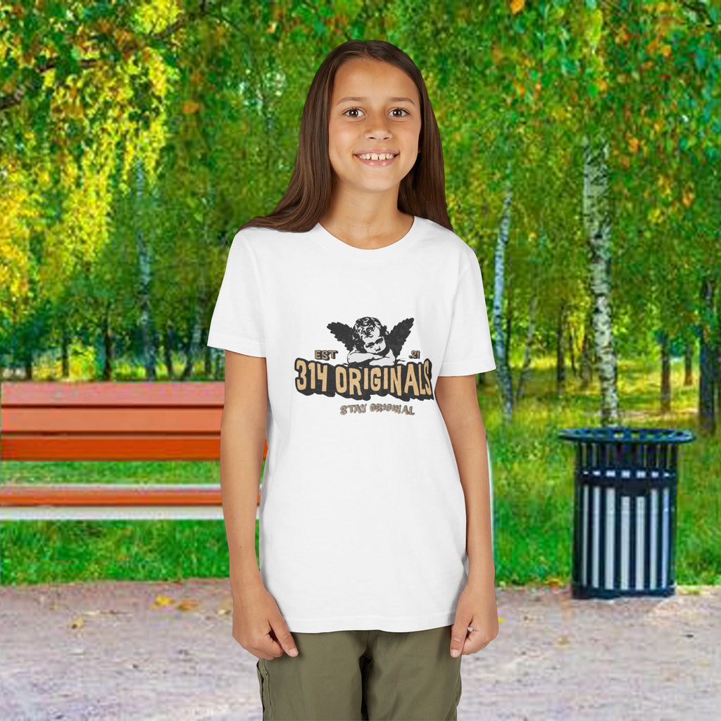 314 Originals Youth Tee - Vintage Cherub Graphic Kids T-Shirt Printify Kids clothes  314 Originals
