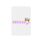 Queen Temporary Tattoo — Pink Script with Gold Crown (Bachelorette, Birthday, Party Favor) - 314 Originals
